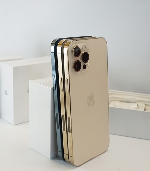 iPhone 12 Pro Max 128GB Quốc tế cũ 99% - Vàng - Không zin tặng máy